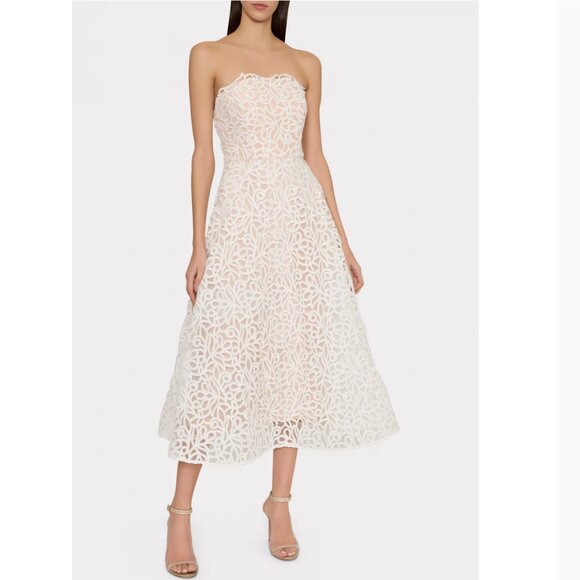 Milly Petunia Curled Lace Gown - Picture 1 of 6